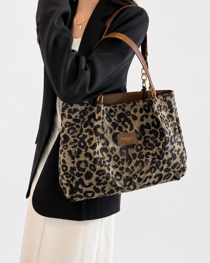 Alessia™ | Shopper Leopardata