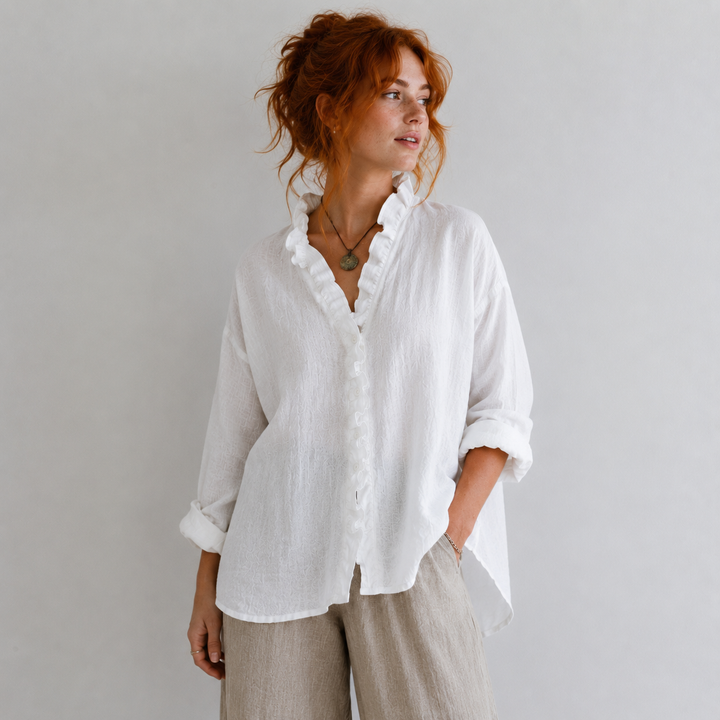 Renata™ | Blusa Chic in Lino