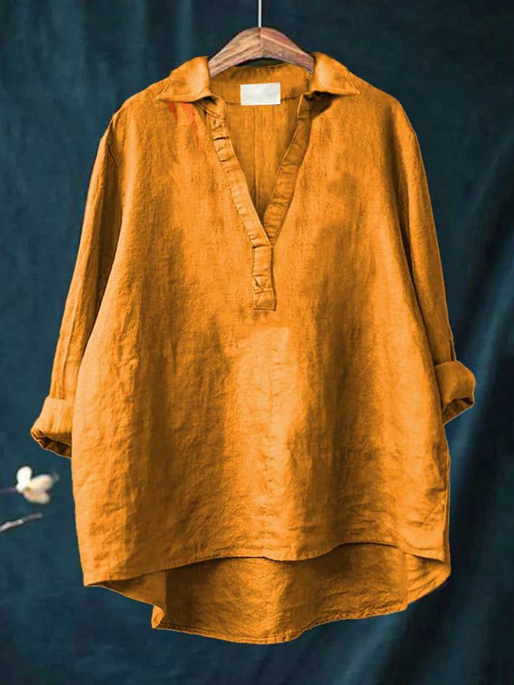 Gemma™ | Elegante Blusa Estiva in Lino