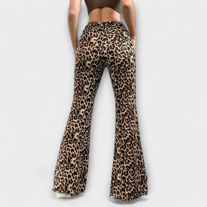 Clarita™ | Pantaloni Bootcut Leopardo