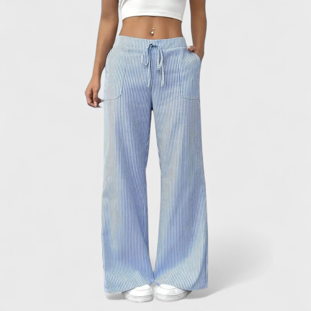 Margherita™ | Comodi pantaloni larghi con dettagli eleganti