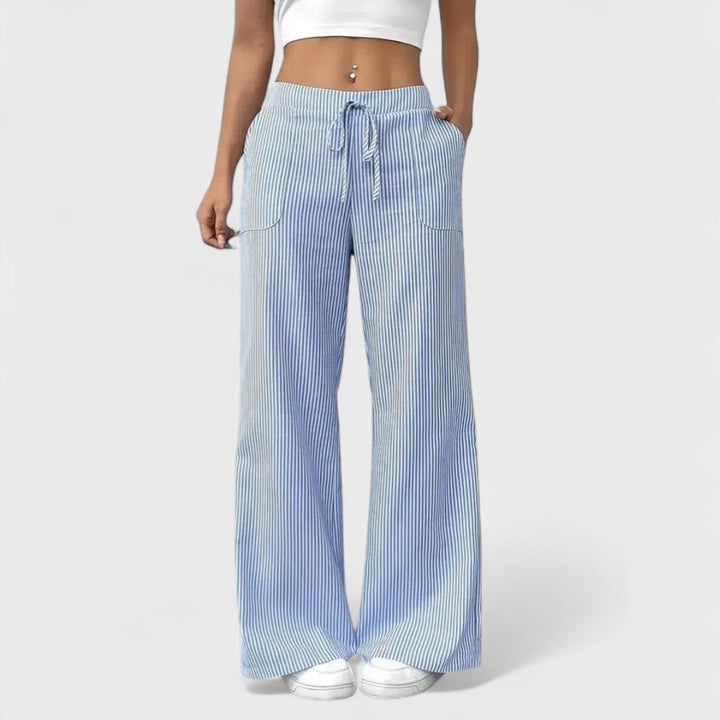 Margherita™ | Comodi pantaloni larghi con dettagli eleganti