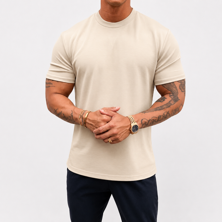 Fabio™ | T-Shirt Kaki Sartoriale