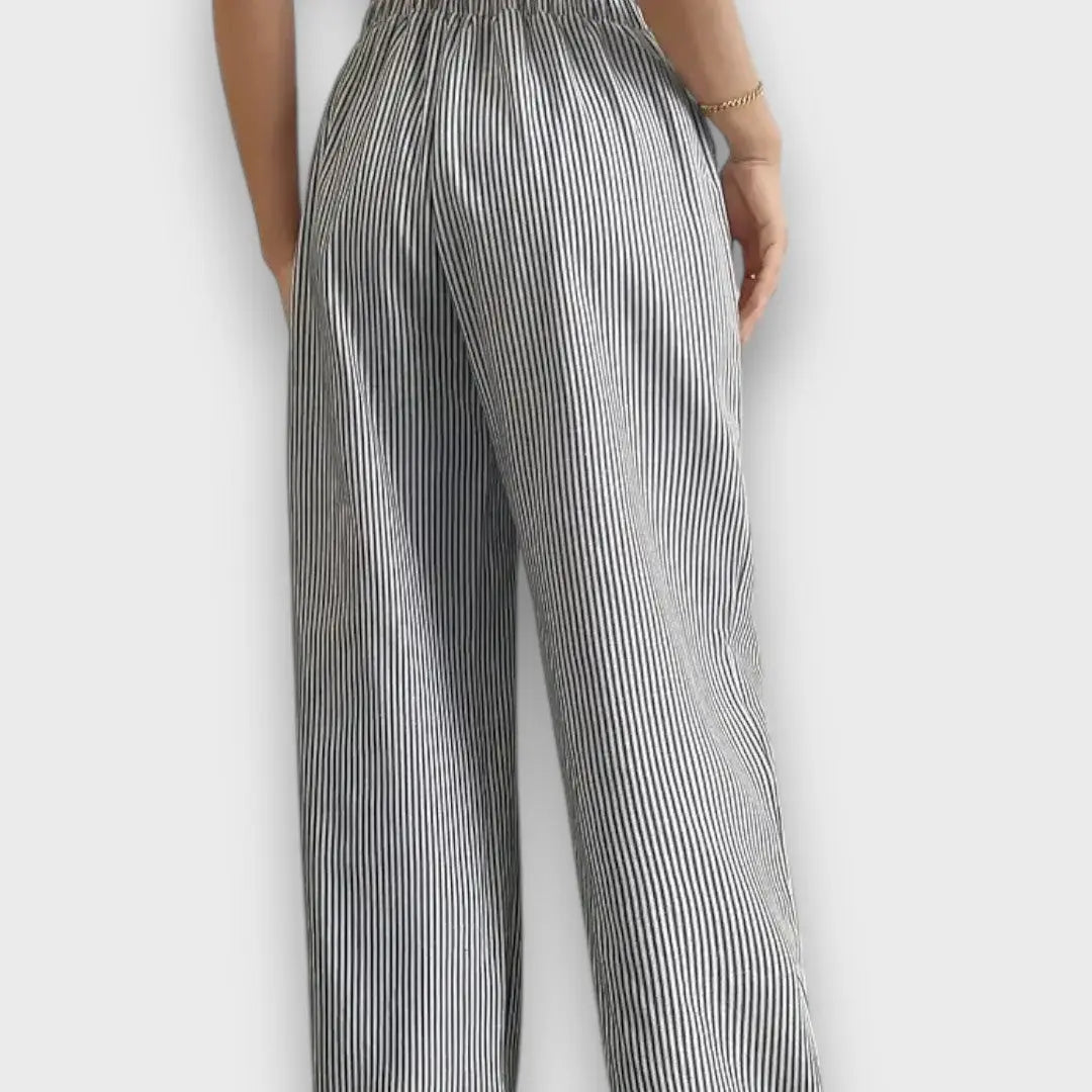 Ofelia™ | Pantaloni con strisce sottili