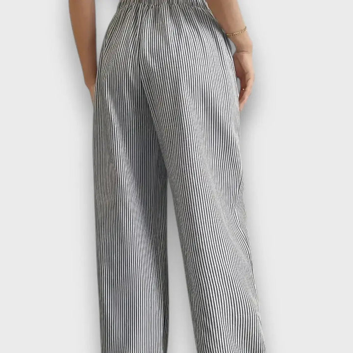 Ofelia™ | Pantaloni con strisce sottili