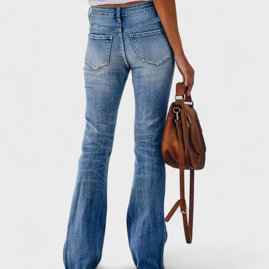 Carmella™ | Jeans Flare Elasticizzati Retro Versatili Casual