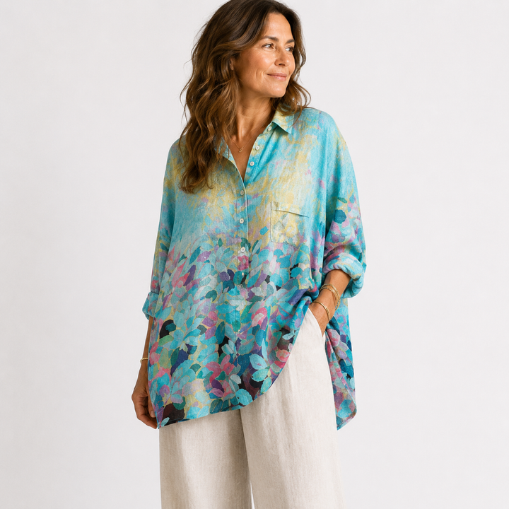 Adriana™ | Elegante Blusa Estiva in Lino