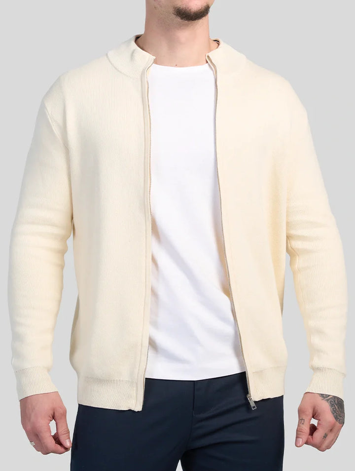 Amalfi™ | Maglione Apollo Zip Beige