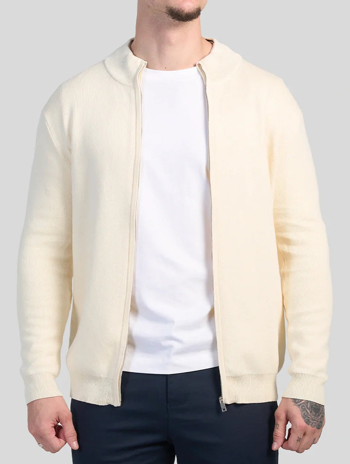 Amalfi™ | Maglione Apollo Zip Beige