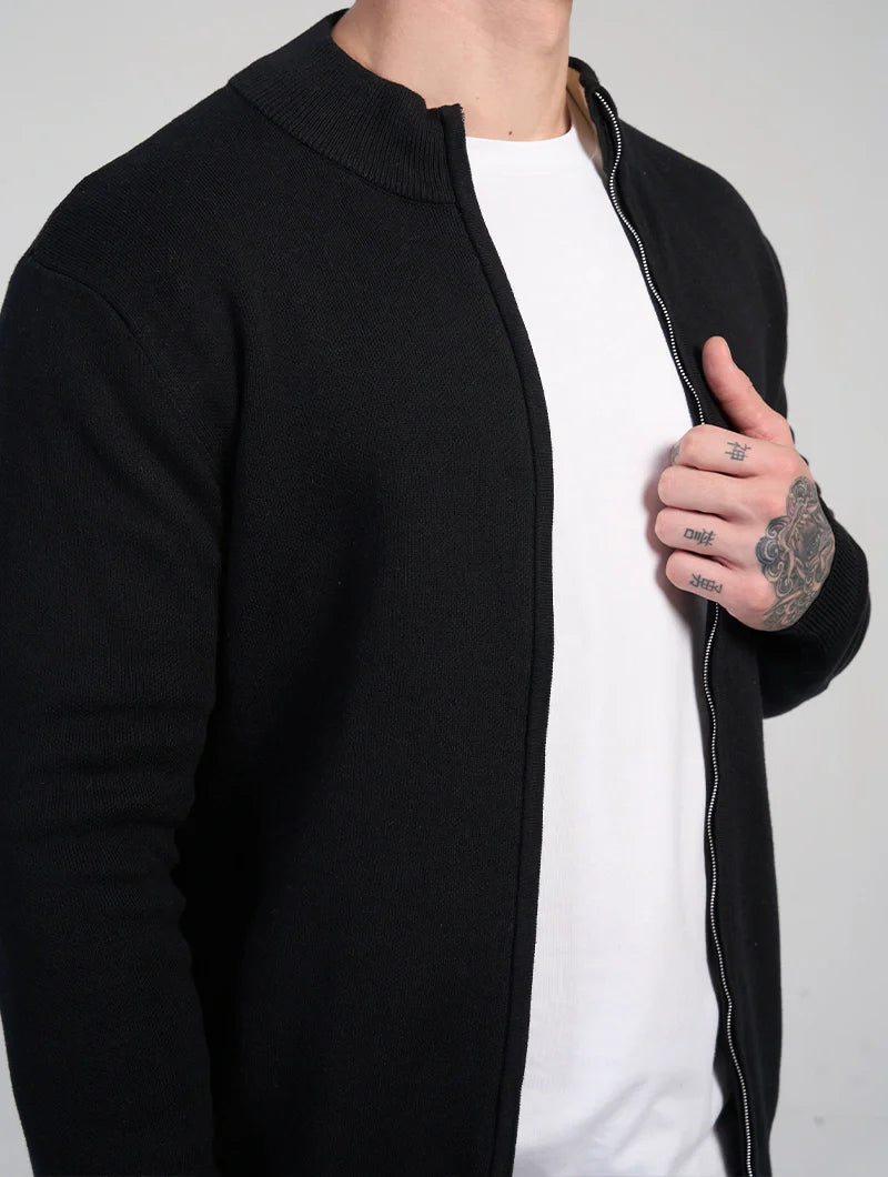 Parma™ | Maglione Zip Apollo Nero