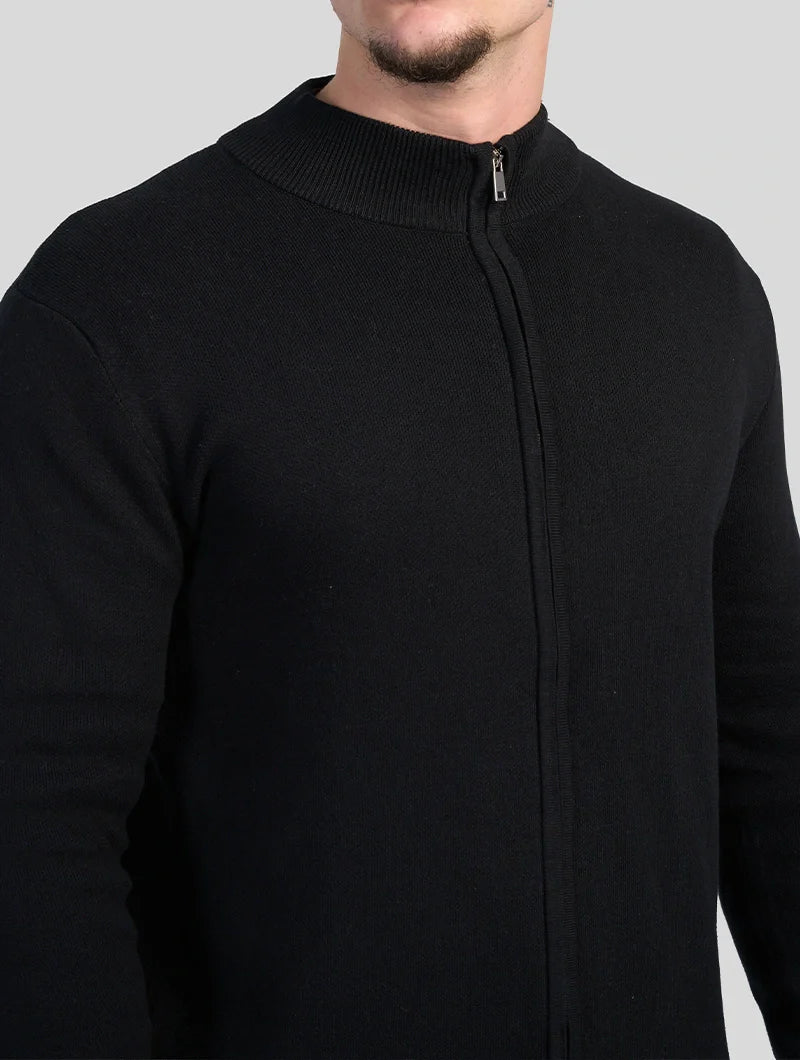 Parma™ | Maglione Zip Apollo Nero