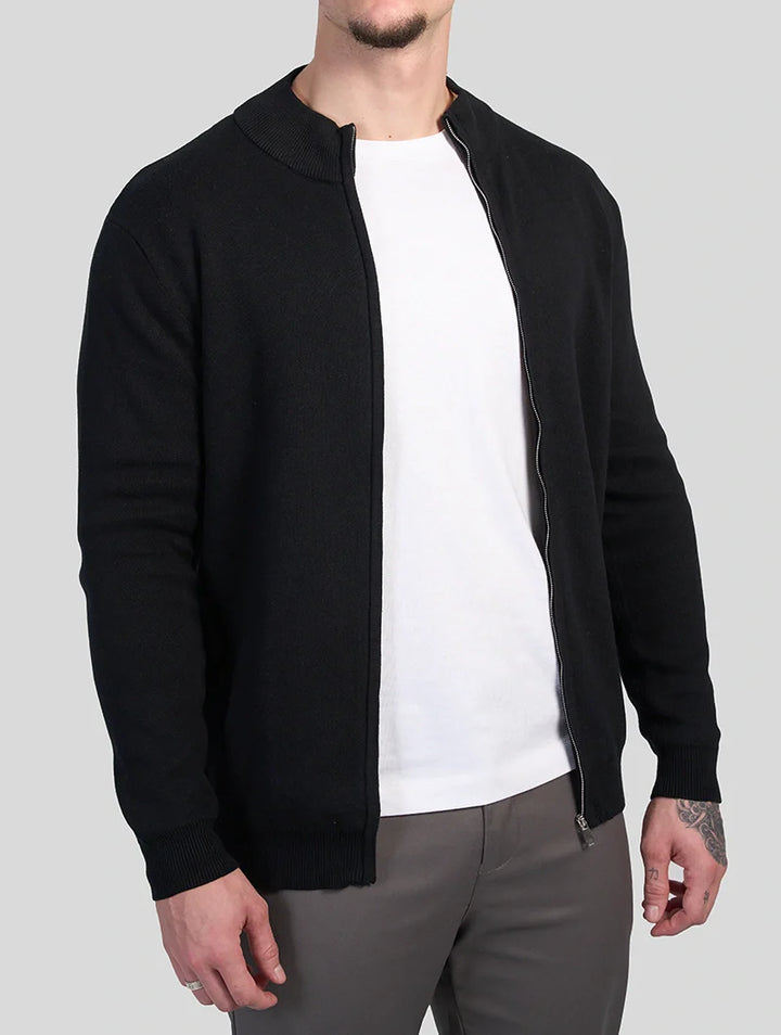 Parma™ | Maglione Zip Apollo Nero