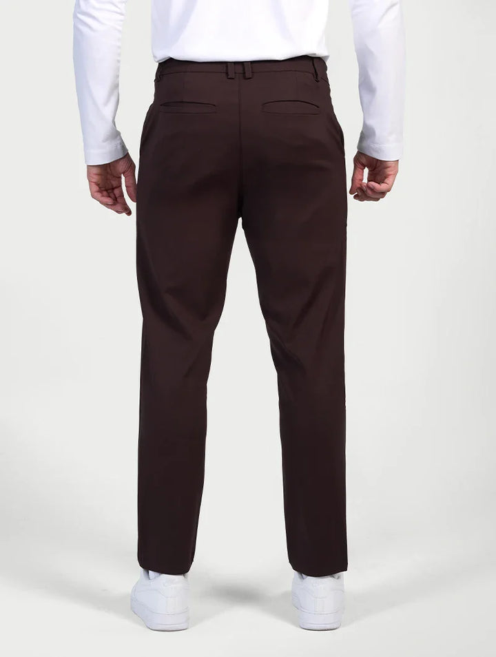 Giorgio™ | Pantaloni Astino Stretch - Marrone Scuro