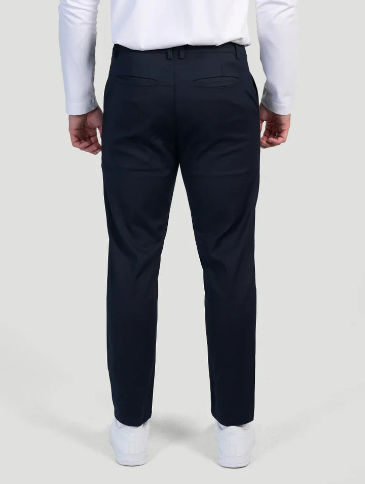 Gregorio™ | Pantaloni Astino Stretch - Blu Navy