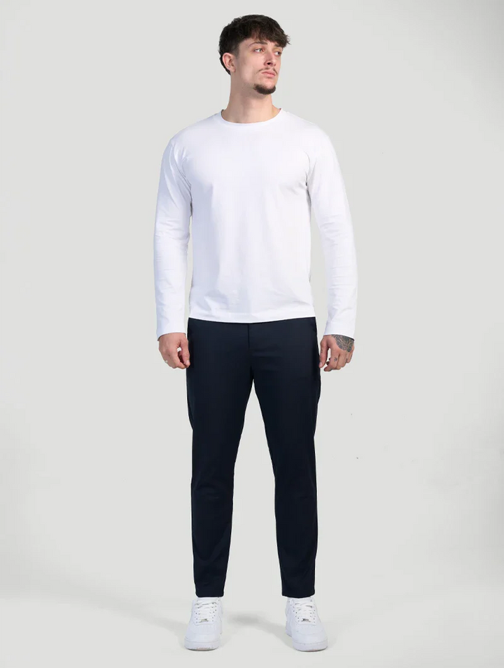 Gregorio™ | Pantaloni Astino Stretch - Blu Navy