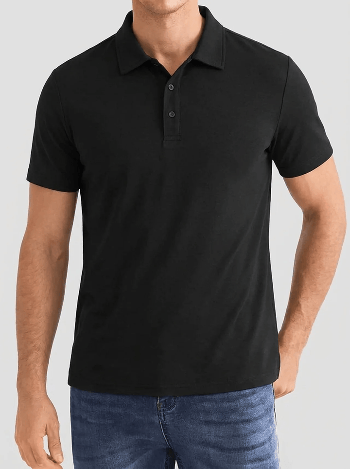 Cesare™ | Camicia Polo Dario - Nero