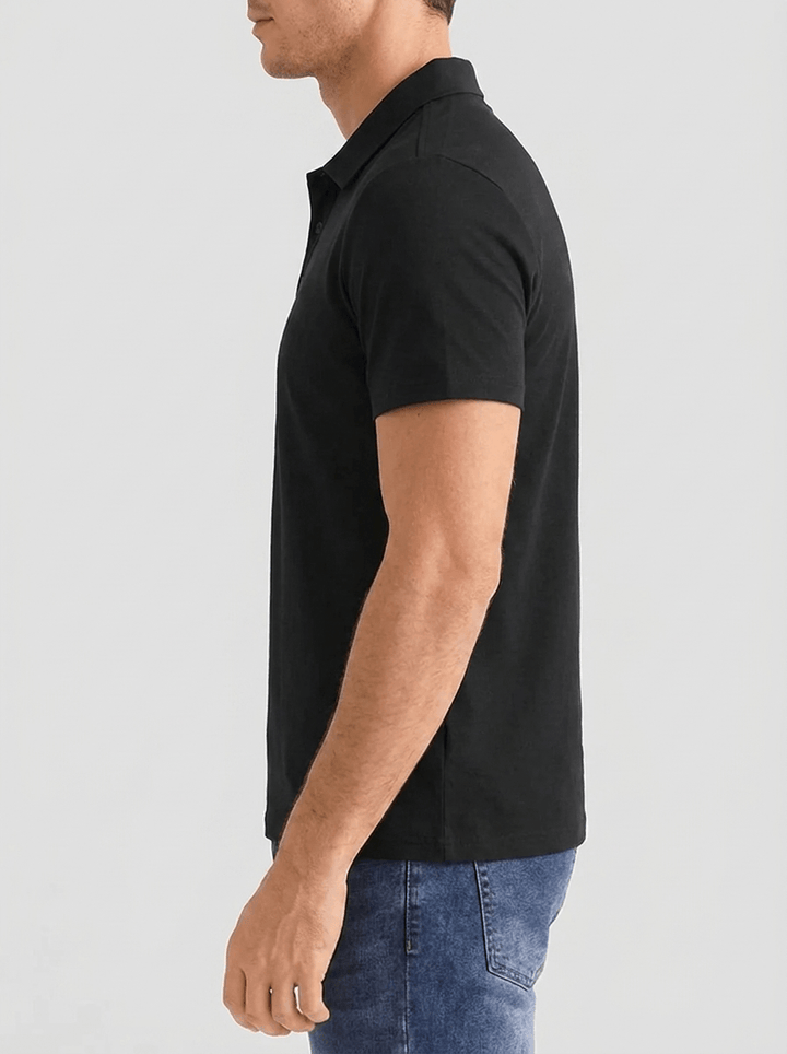 Cesare™ | Camicia Polo Dario - Nero