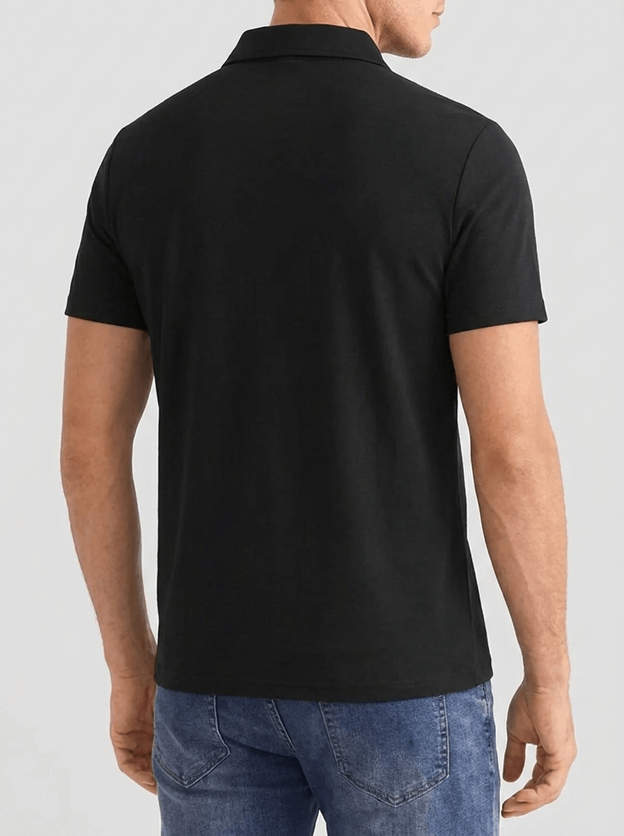 Cesare™ | Camicia Polo Dario - Nero