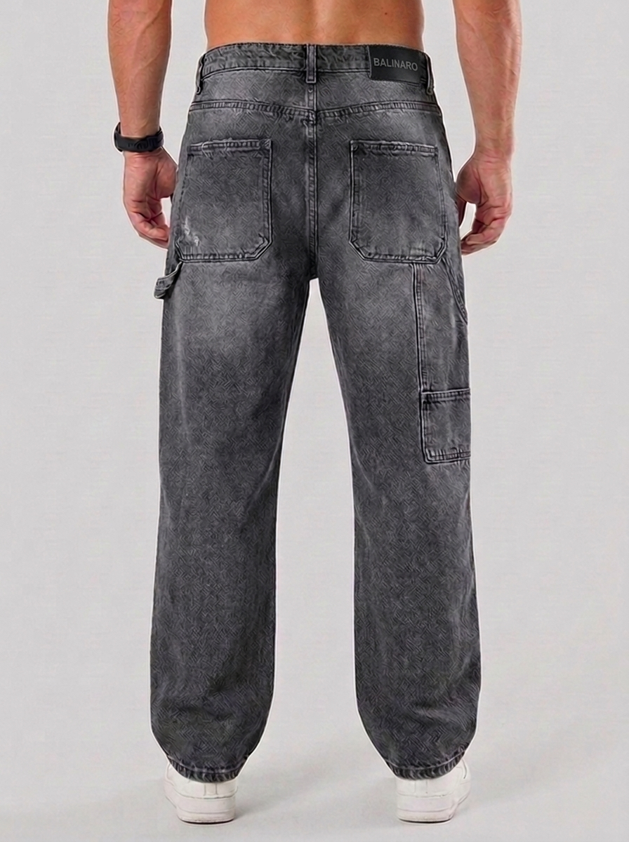Fernando™ | Jeans Tadeo Carpenter - Grigio Lavato
