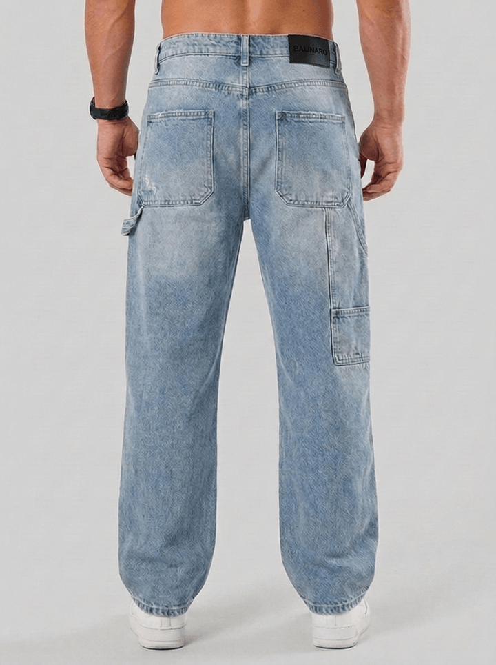 Fulvio™ | Jeans Tadeo Carpenter - Blu Chiaro