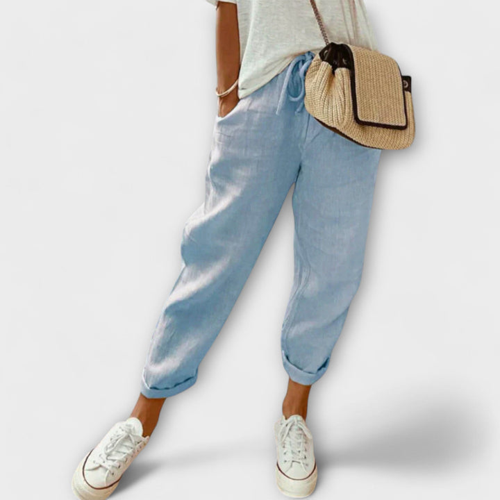 Fiordalisa™ | Pantaloni di lino alla moda e casual