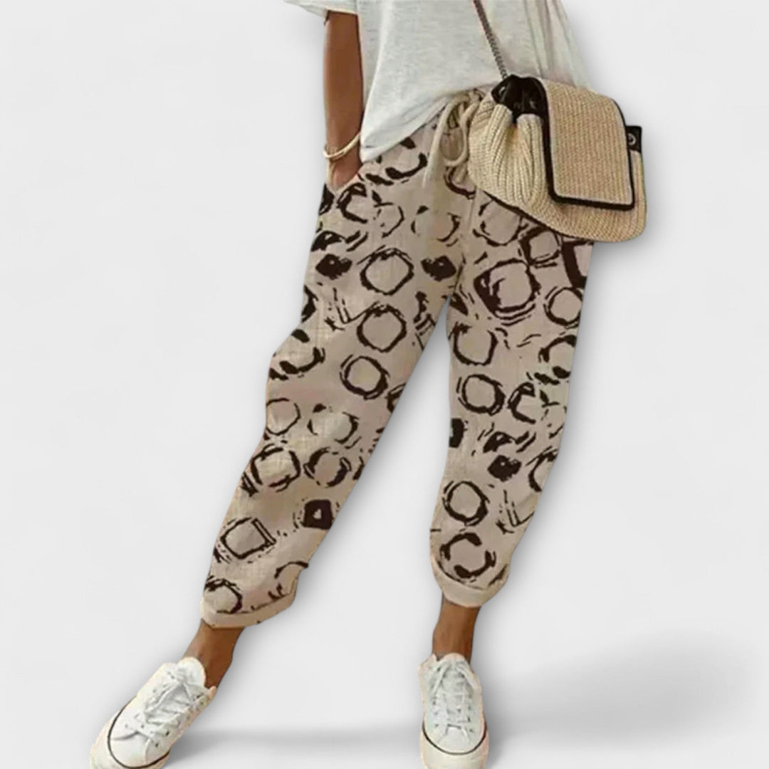 Camilia™ | Pantaloni confortevoli in cotone e lino