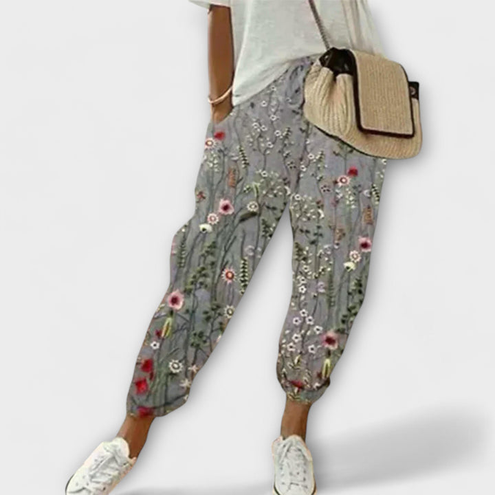 Camilia™ | Pantaloni confortevoli in cotone e lino