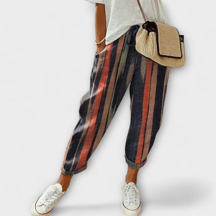 Camilia™ | Pantaloni confortevoli in cotone e lino