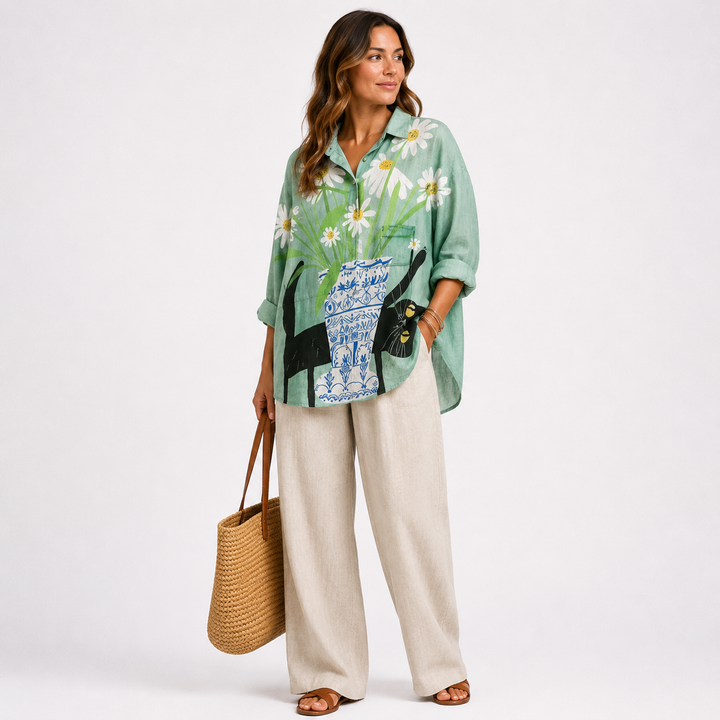 Anita™ | Camicia Estiva in Lino Chic