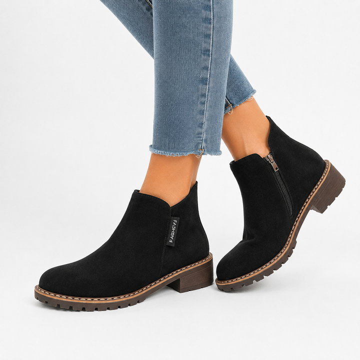 Ornella Rosa™ | Stivali Eleganti con Cerniera