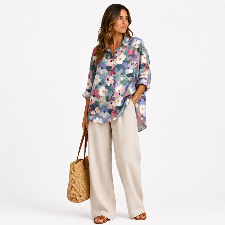 Fabiana™ | Camicia in Lino Elegante