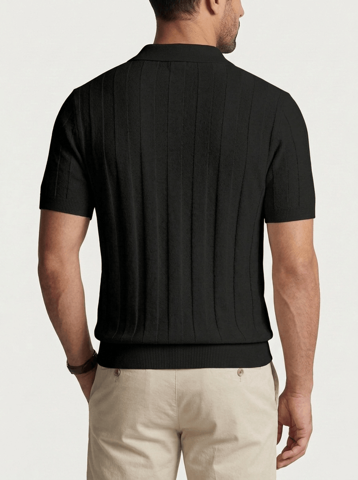 Beniamino™ | Polo Dante Knit - Nero