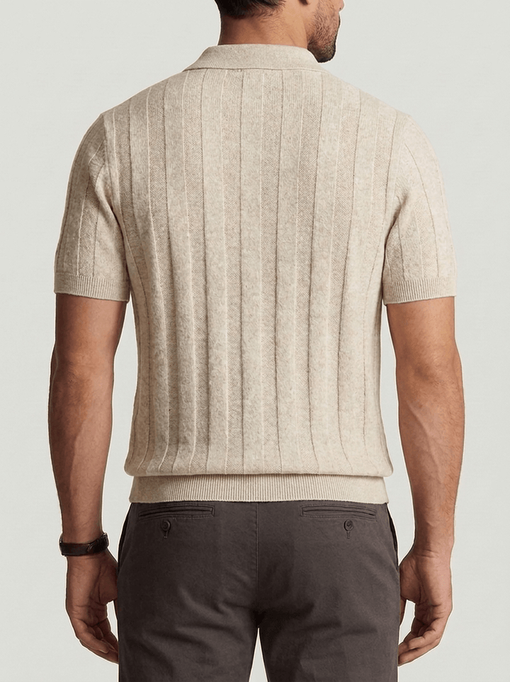 Basilio™ | Polo Dante Knit - Beige