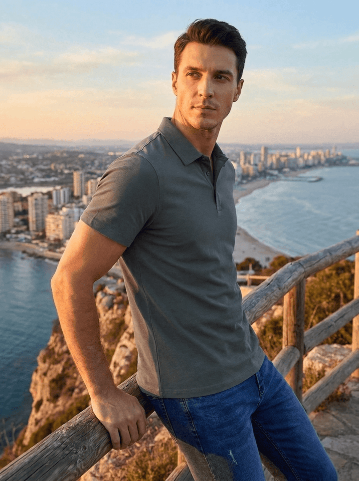 Claudio™ | Camicia Polo Dario - Grigia