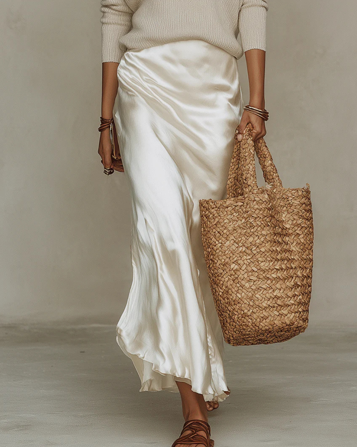 Emiliana™ | Abito Satinato Midi