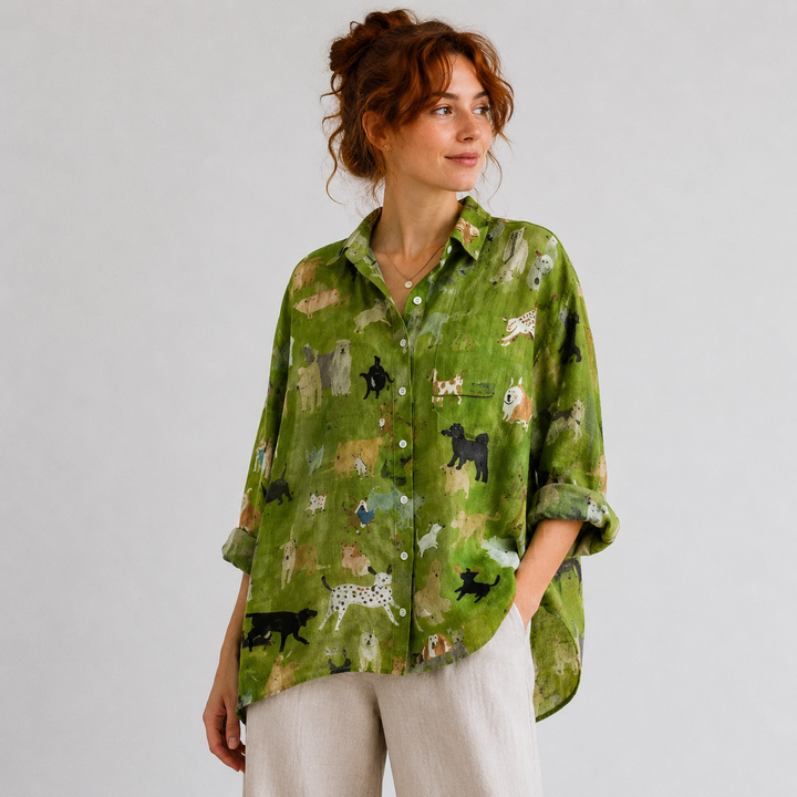 Veronica™ | Blusa in Lino