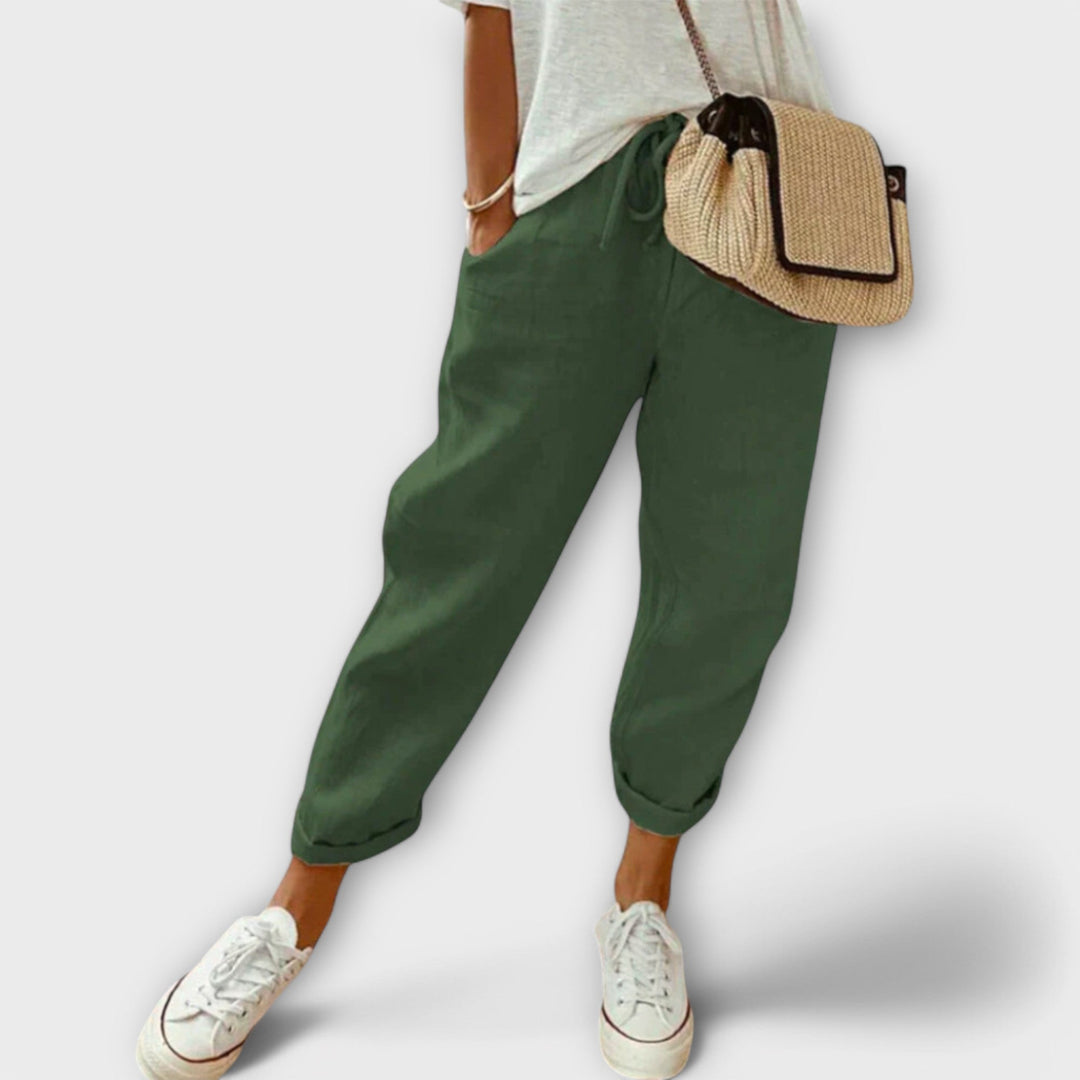 Fiordalisa™ | Pantaloni di lino alla moda e casual