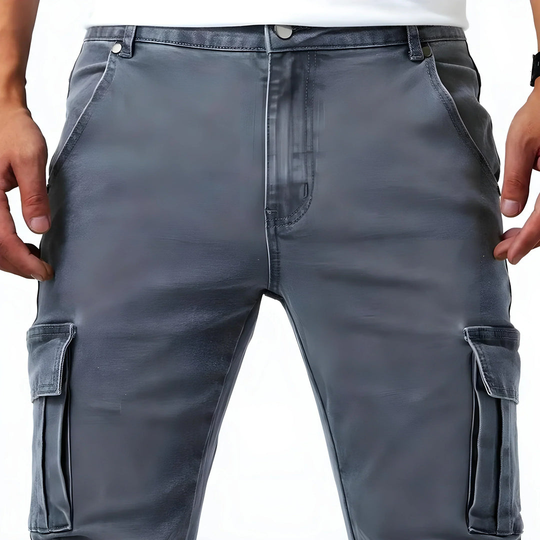 Stefano™  – Pantaloni cargo elasticizzati su misura