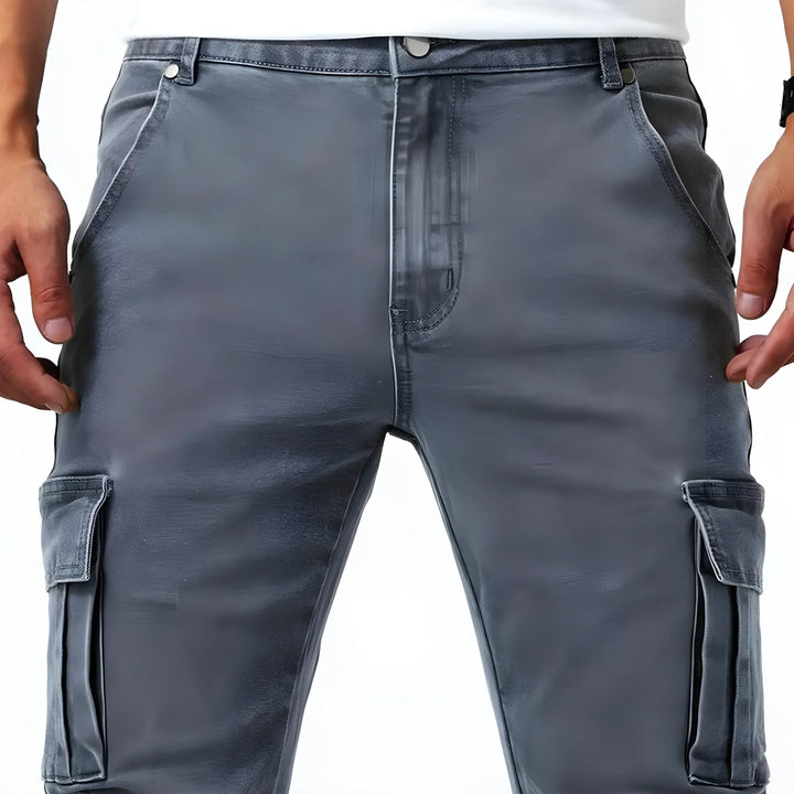 Stefano™  – Pantaloni cargo elasticizzati su misura
