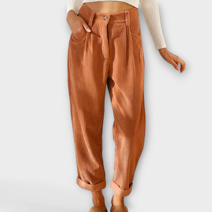 Noemi™ | Pantaloni di velluto moderni