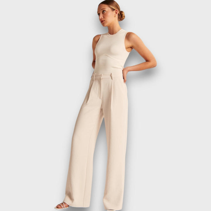 Elisabetta™ | Pantaloni larghi con vita alta