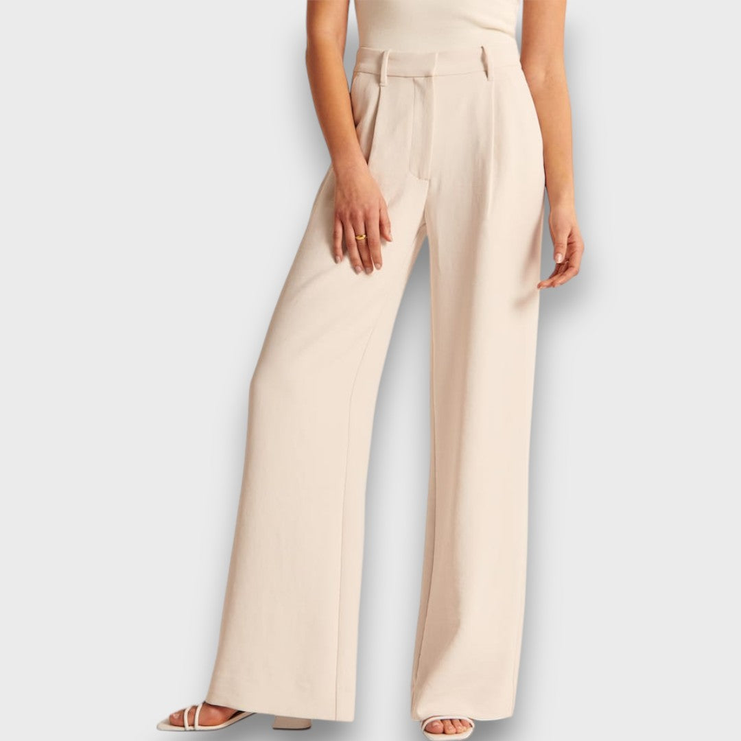 Elisabetta™ | Pantaloni larghi con vita alta