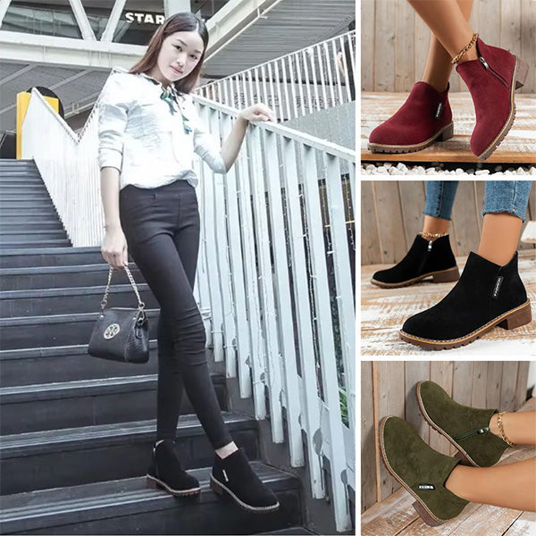 Ornella Rosa™ | Stivali Eleganti con Cerniera
