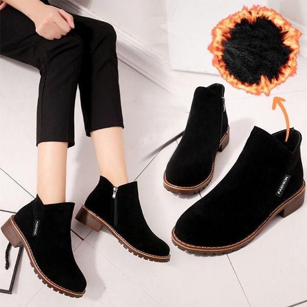 Ornella Rosa™ | Stivali Eleganti con Cerniera