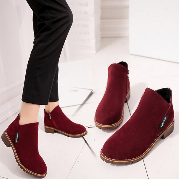 Ornella Rosa™ | Stivali Eleganti con Cerniera