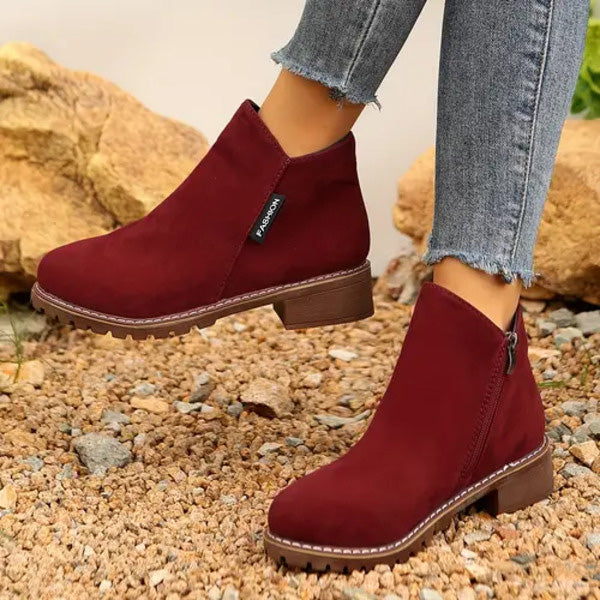 Ornella Rosa™ | Stivali Eleganti con Cerniera