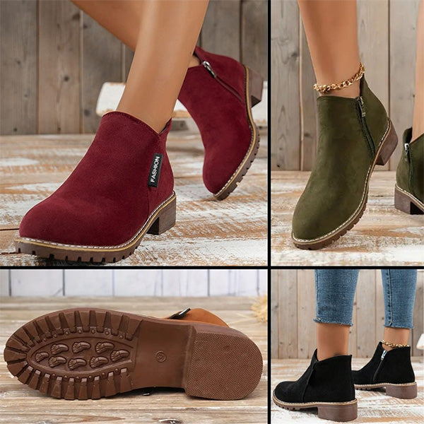 Ornella Rosa™ | Stivali Eleganti con Cerniera