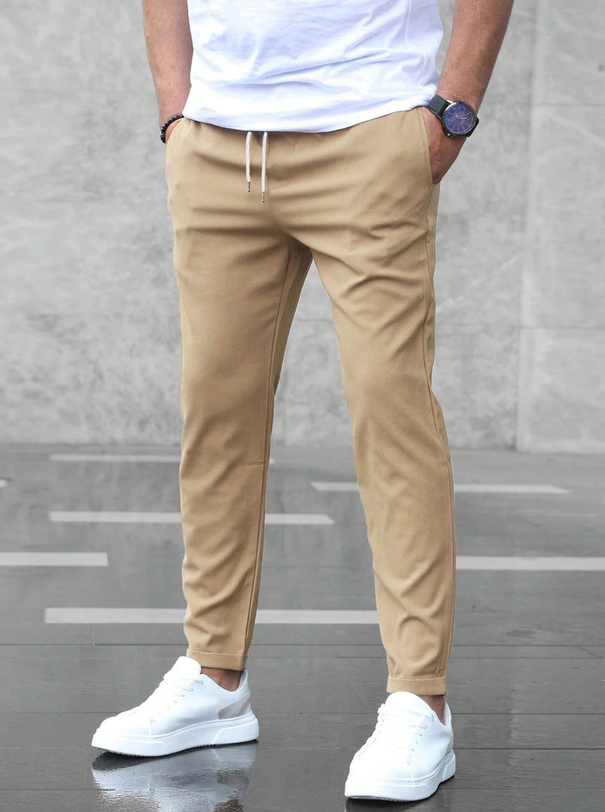 Lusso™ | Pantaloni da tempo libero di alta qualità e leggeri con gamba dritta