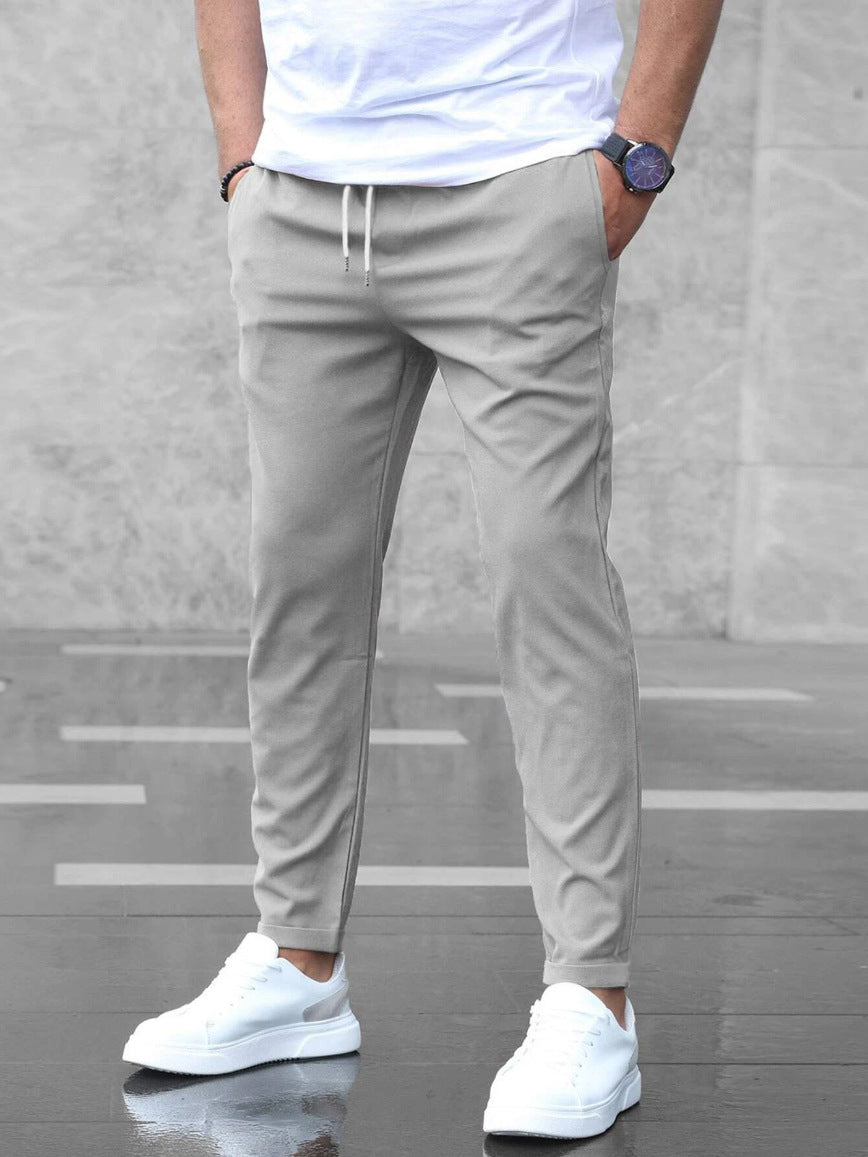 Lusso™ | Pantaloni da tempo libero di alta qualità e leggeri con gamba dritta