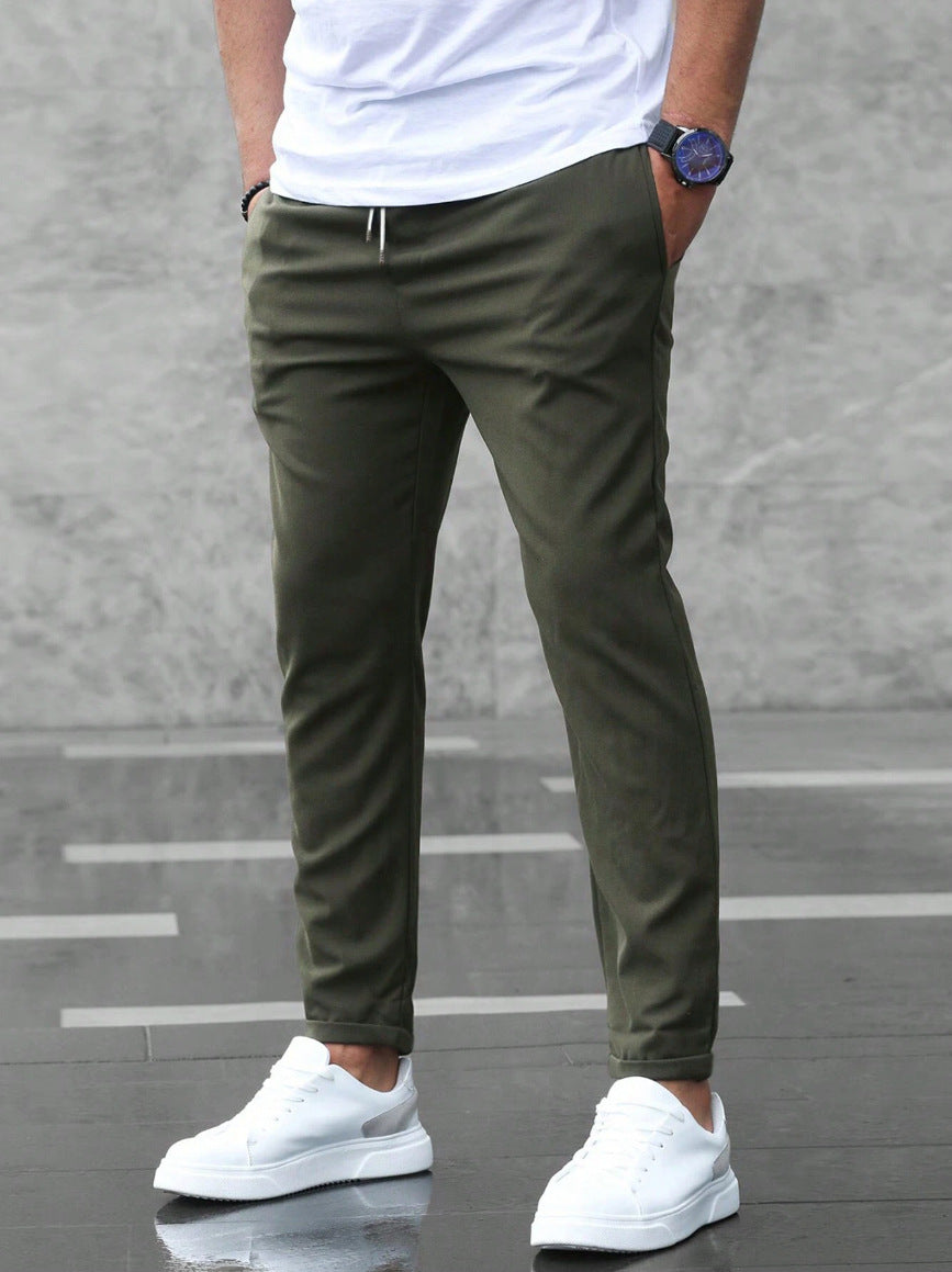 Lusso™ | Pantaloni da tempo libero di alta qualità e leggeri con gamba dritta